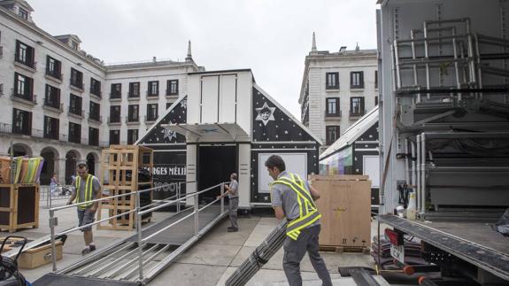 La magia del cine, en La Porticada