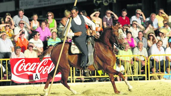El concurso morfológico reúne a los mejores caballos de raza española