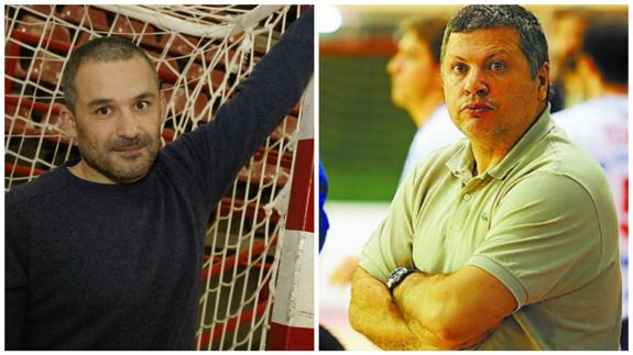 Los entrenadores del Torrelavega y el Santoña se enfrentan tras un amistoso