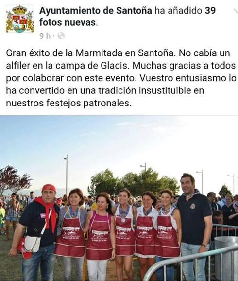 Santoñeses denuncia la "abusiva" promoción del alcalde en los medios municipales