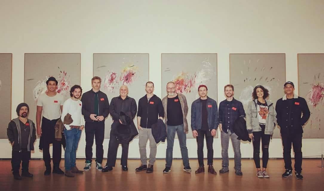 El equipo de Juego de Tronos visita el Museo Guggenheim