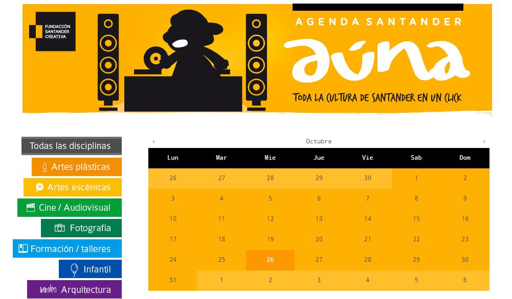 Agenda Santander Aúna, 50 proyectos y 500 actividades