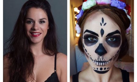 La calavera más glamurosa de Halloween