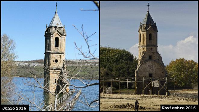 El Pantano del Ebro sigue esperando el otoño