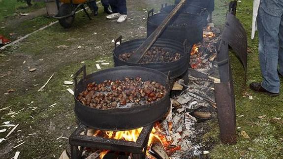 San Mateo se prepara para celebrar este sábado la magosta con más tradición