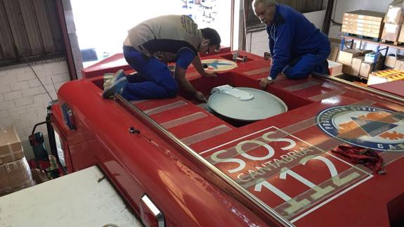 Cantabria enlaza vía satélite su Puesto de Mando Avanzado en la gestión de emergencias