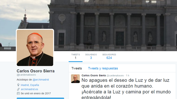 Osoro se estrena en twitter