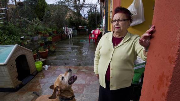 Una marcha y una plantación de árboles en la S-20 para recordar a Amparo Pérez