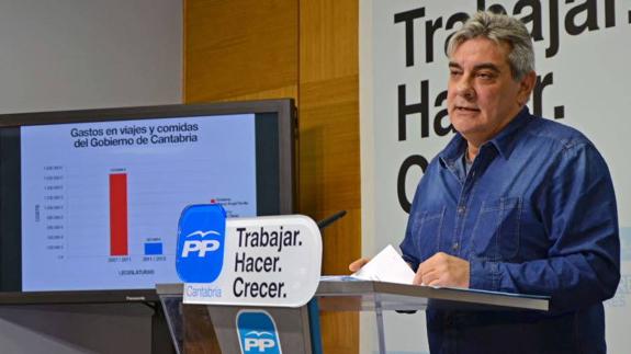 El portavoz del PP acusa a Buruaga de "traición"