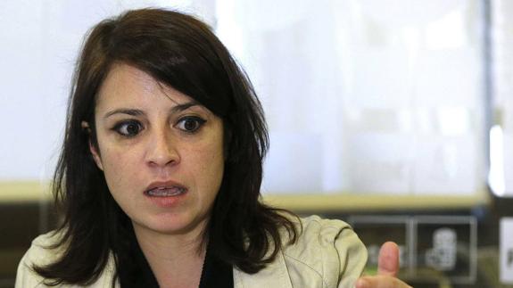 Los 'sanchistas' del PSOE inician su campaña con Adriana Lastra en Bezana
