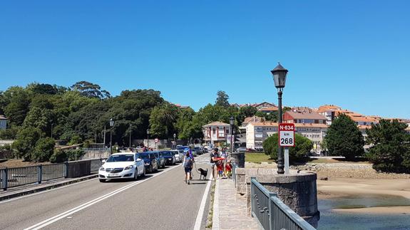 Fomento propone reducir la calzada para ampliar las aceras del Puente de La Maza