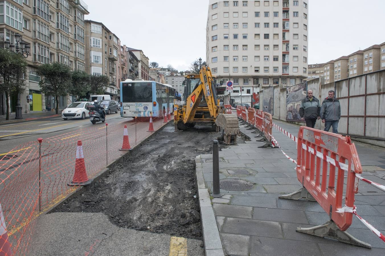 El carril bici ya asoma por Puertochico, que cambiará su fisonomía con la obra