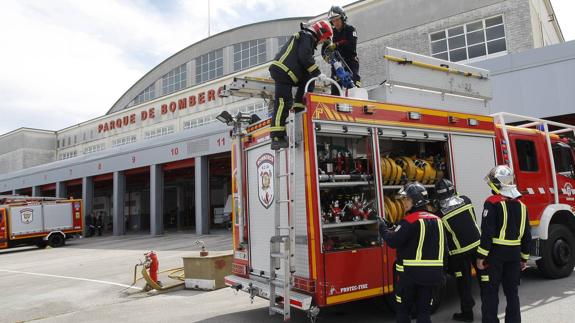 Alerta roja en el Parque de Bomberos