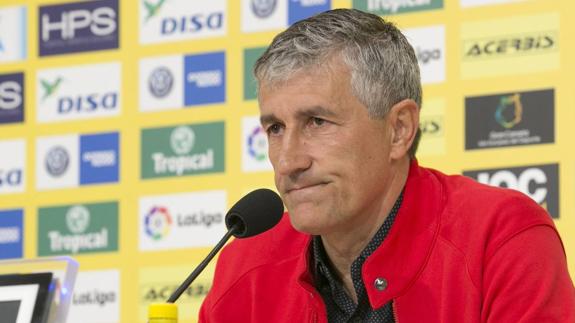 Quique Setién no renovará con la UD Las Palmas