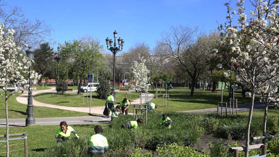 Comienza la segunda fase de mejora de La Marga para rematar la jardinería