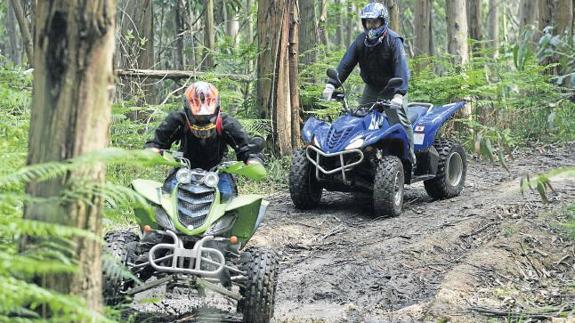 Frenazo histórico del quad