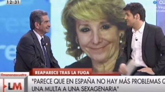 Revilla tacha de "teatro" las lágrimas de Aguirre y cuestiona que "no se enterase" que estaba rodeada de "trincones"