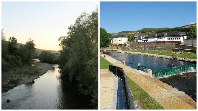 Una piscina natural en el Pisueña
