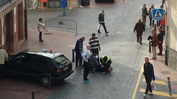 "Me lancé enseguida a por él porque ya tenía el mechero en la mano"